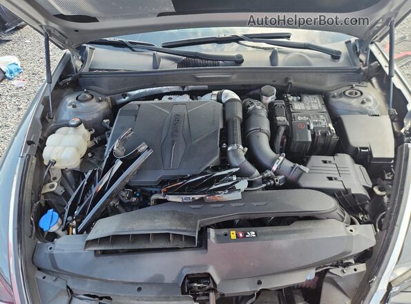 5NPEK4JC2NH138097 2022 HYUNDAI SONATA Gray Вид задньої частини салону
