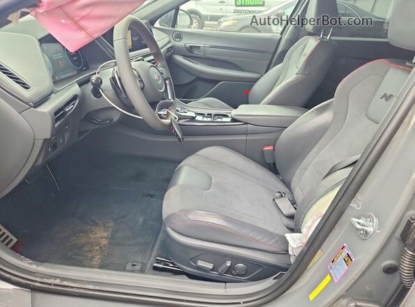 5NPEK4JC3MH110758 2021 HYUNDAI SONATA Gray Front interior view