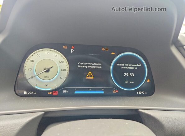 5NPEK4JC3MH110758 2021 HYUNDAI SONATA Gray Instrument cluster view