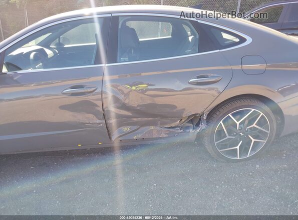 5NPEK4JC8MH108505 2021 HYUNDAI SONATA Серый Вид спереди