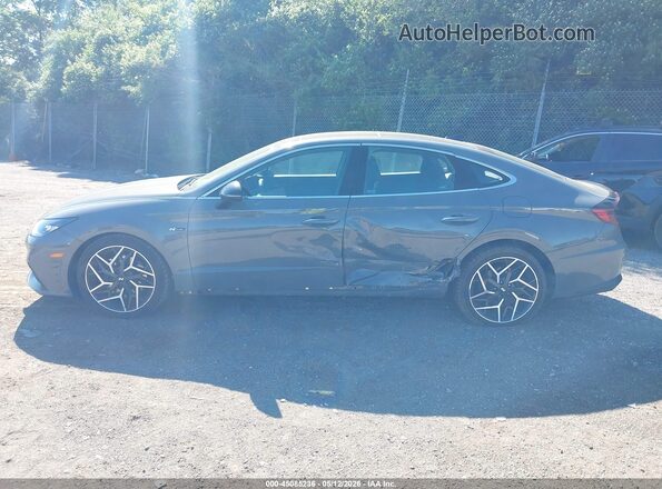 5NPEK4JC8MH108505 2021 HYUNDAI SONATA Серый Панорамный вид салона 360°