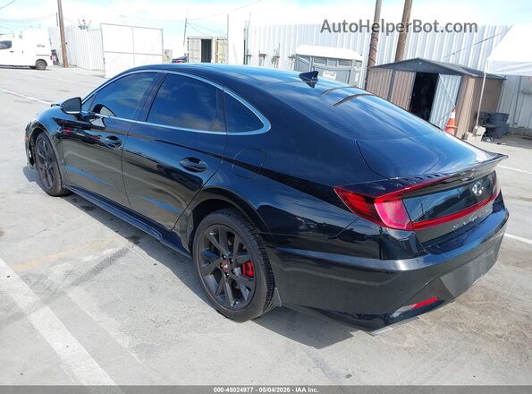 5NPEK4JCXNH141992 2022 HYUNDAI SONATA Черный Задняя левая четверть