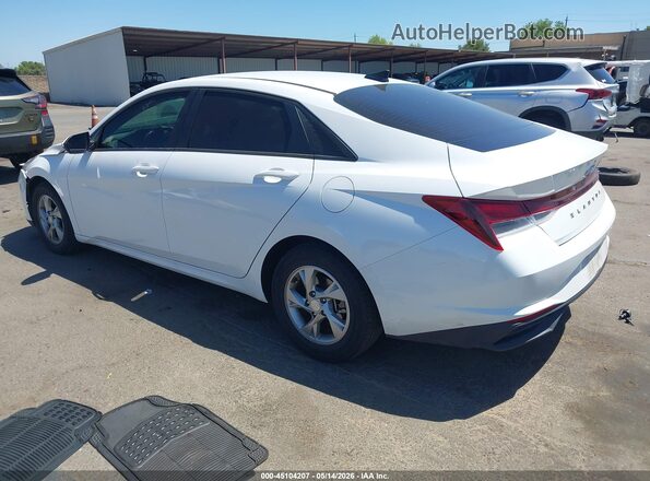 5NPLL4AG0MH036609 2021 HYUNDAI ELANTRA Белый Задняя левая четверть