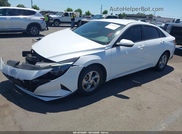 5NPLL4AG0MH036609 2021 HYUNDAI ELANTRA Белый Передняя левая четверть