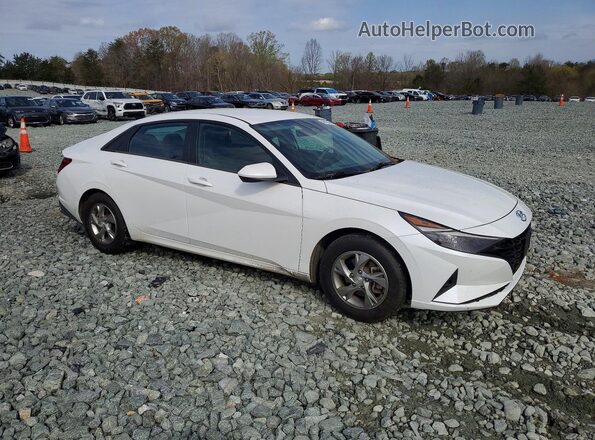 5NPLL4AG1MH048459 2021 HYUNDAI ELANTRA White წინა მარჯვენა