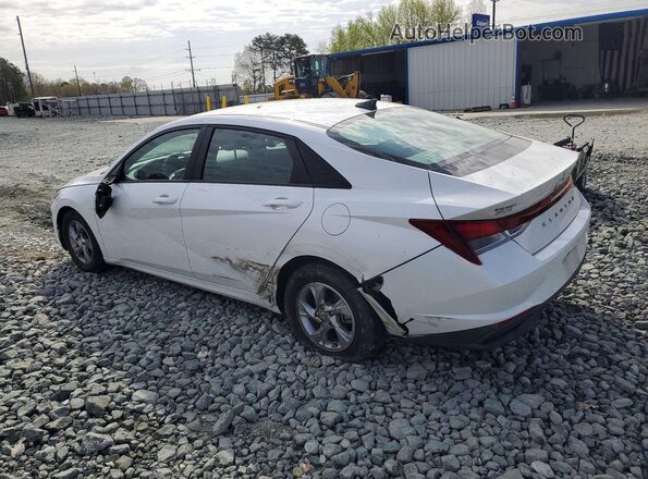 5NPLL4AG1MH048459 2021 HYUNDAI ELANTRA White უკანა მარცხენა
