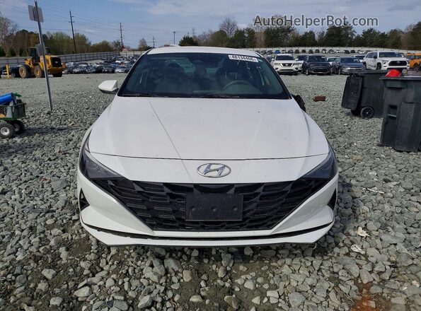 5NPLL4AG1MH048459 2021 HYUNDAI ELANTRA White წინა ხედი