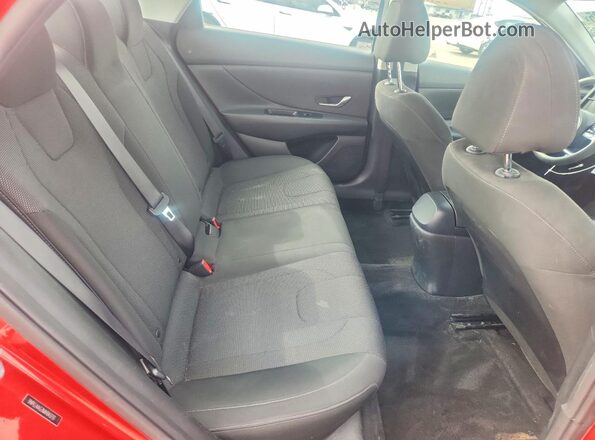 5NPLL4AG3MH043733 2021 HYUNDAI ELANTRA Красный Вид задних сидений