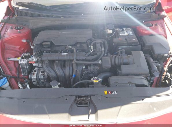 5NPLL4AG5MH049484 2021 HYUNDAI ELANTRA Красный Вид сзади