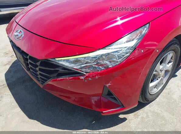 5NPLL4AG5MH049484 2021 HYUNDAI ELANTRA Красный 