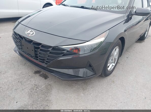 5NPLL4AG7MH047851 2021 HYUNDAI ELANTRA Черный Вид спереди