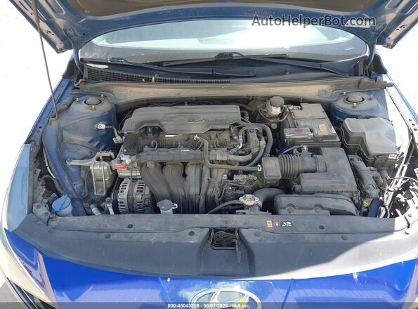 5NPLL4AG8MH045980 2021 HYUNDAI ELANTRA Синий Вид сзади