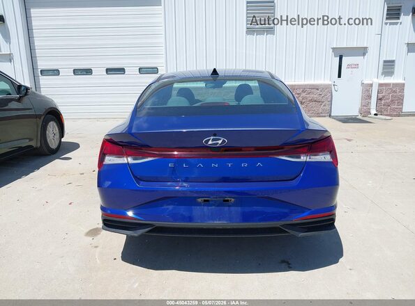 5NPLL4AG8MH045980 2021 HYUNDAI ELANTRA Синий 