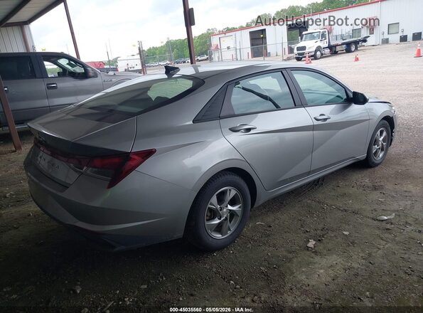 5NPLL4AG9MH047656 2021 HYUNDAI ELANTRA Серебряный Задняя правая четверть