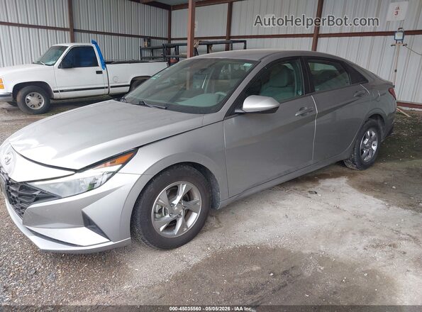 5NPLL4AG9MH047656 2021 HYUNDAI ELANTRA Серебряный Передняя левая четверть