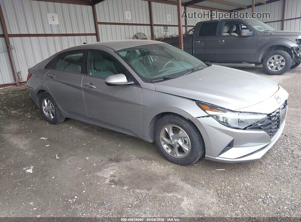 5NPLL4AG9MH047656 2021 HYUNDAI ELANTRA Серебряный Передняя правая четверть