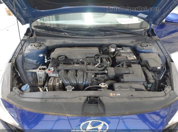 5NPLL4AGXMH047388 2021 HYUNDAI ELANTRA Синий Вид сзади
