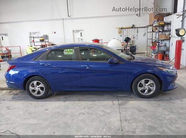 5NPLL4AGXMH047388 2021 HYUNDAI ELANTRA Синий 