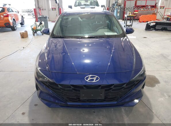 5NPLL4AGXMH047388 2021 HYUNDAI ELANTRA Синий Панорамный вид салона 360°