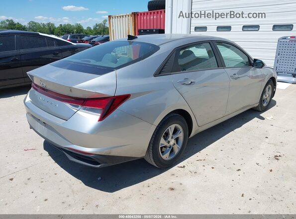 5NPLL4AGXMH049352 2021 HYUNDAI ELANTRA Серебряный Задняя правая четверть