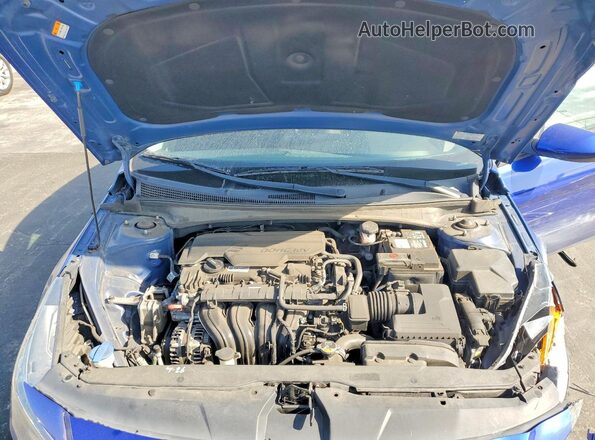 5NPLM4AG1MH008699 2021 HYUNDAI ELANTRA Синий Вид задней части салона