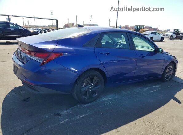 5NPLM4AG1MH008699 2021 HYUNDAI ELANTRA Синий Задняя правая четверть
