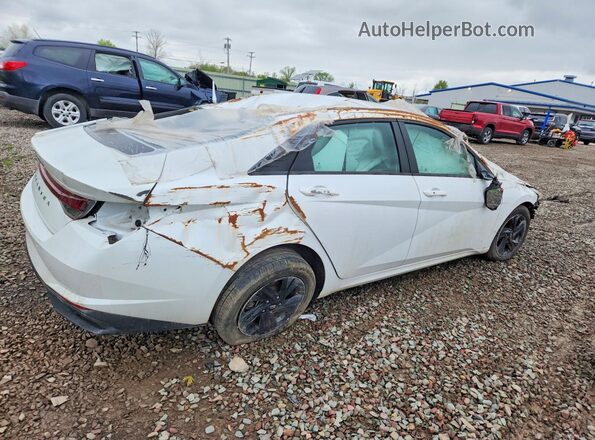 5NPLM4AG1MH012896 2021 HYUNDAI ELANTRA Белый Задняя правая четверть