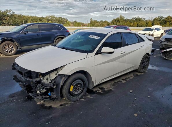 5NPLM4AG4PH113628 2023 HYUNDAI ELANTRA Белый Передняя левая четверть