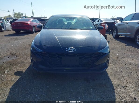 5NPLM4AG7MH022865 2021 HYUNDAI ELANTRA Черный Вид щитка приборов