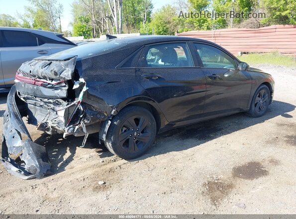 5NPLM4AG7MH022865 2021 HYUNDAI ELANTRA Черный Задняя правая четверть