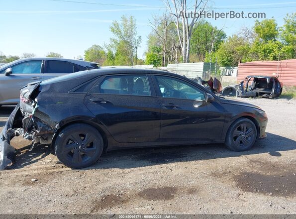 5NPLM4AG7MH022865 2021 HYUNDAI ELANTRA Черный Вид задней части салона