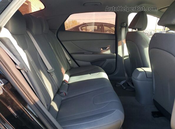 5NPLM4AG8PH094503 2023 HYUNDAI ELANTRA Черный Вид задних сидений
