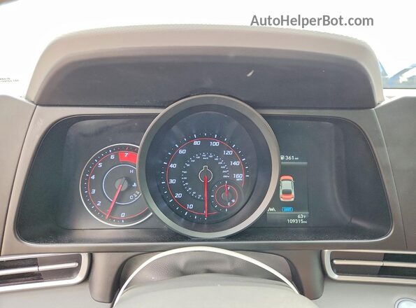 5NPLM4AG9PH104231 2023 HYUNDAI ELANTRA Белый Вид щитка приборов