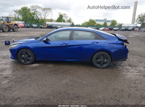 5NPLM4AGXMH033293 2021 HYUNDAI ELANTRA Синий 