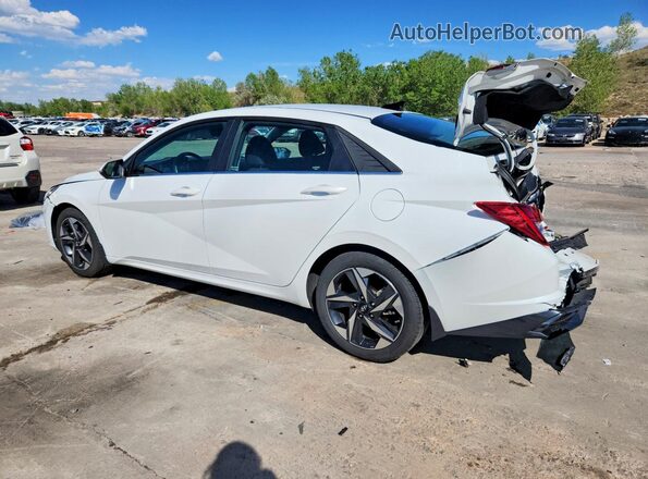 5NPLN4AG0NH066642 2022 HYUNDAI ELANTRA Белый Задняя левая четверть