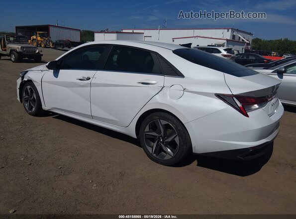 5NPLN4AG6MH030839 2021 HYUNDAI ELANTRA Белый Задняя левая четверть