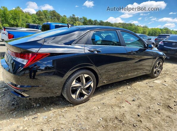 5NPLP4AG2MH009738 2021 HYUNDAI ELANTRA Black უკანა მარჯვენა