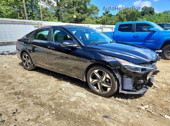 5NPLP4AG2MH009738 2021 HYUNDAI ELANTRA Black წინა მარჯვენა