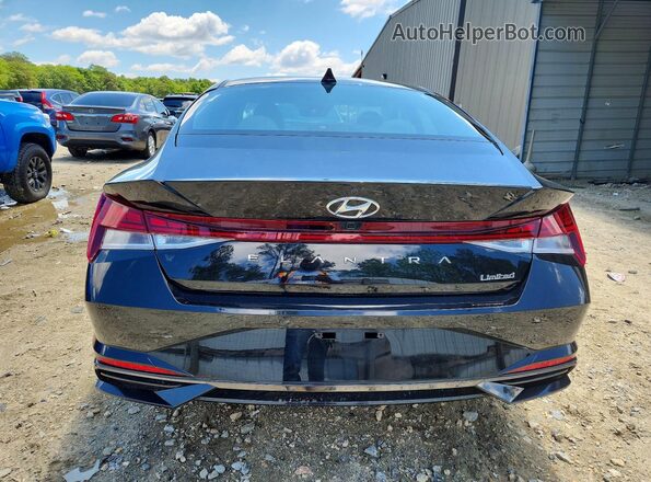 5NPLP4AG2MH009738 2021 HYUNDAI ELANTRA Black უკანა ხედი