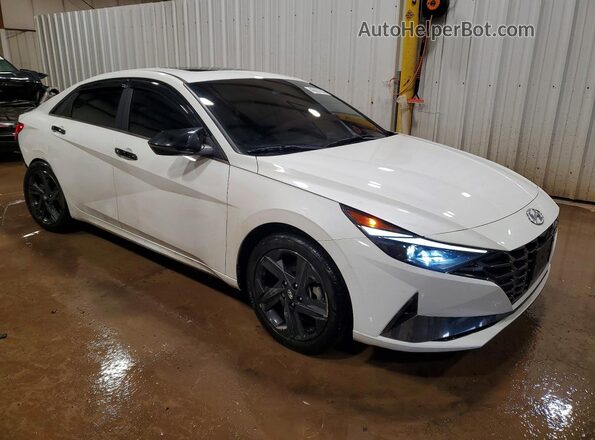 5NPLP4AG7PH087856 2023 HYUNDAI ELANTRA Белый Передняя правая четверть