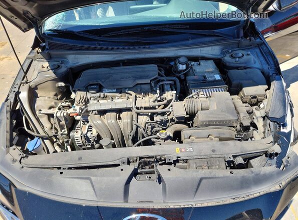 5NPLP4AG8MH014653 2021 HYUNDAI ELANTRA Черный Вид задней части салона