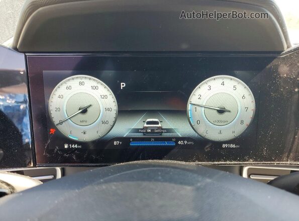 5NPLP4AG8MH014653 2021 HYUNDAI ELANTRA Черный Вид щитка приборов