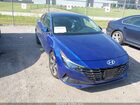 2022 Hyundai Elantra Limited Blue vin: 5NPLP4AG8NH059237