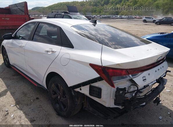 5NPLS4AG1MH030921 2021 HYUNDAI ELANTRA Белый Задняя левая четверть