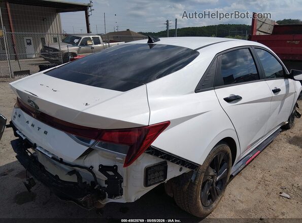 5NPLS4AG1MH030921 2021 HYUNDAI ELANTRA Белый Задняя правая четверть