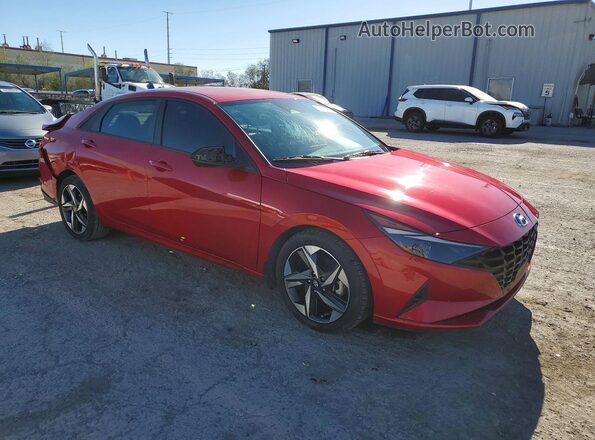 5NPLS4AG1PH093084 2023 HYUNDAI ELANTRA Красный Передняя правая четверть