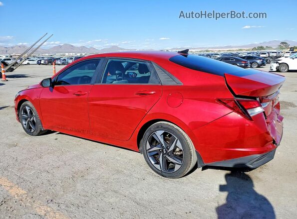 5NPLS4AG1PH093084 2023 HYUNDAI ELANTRA Красный Задняя левая четверть