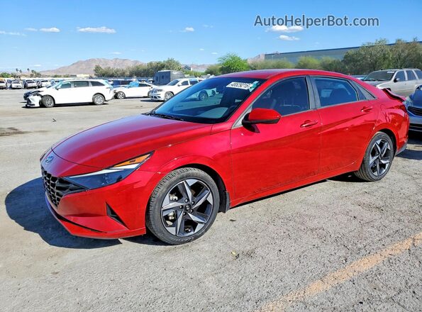 5NPLS4AG1PH093084 2023 HYUNDAI ELANTRA Красный Передняя левая четверть