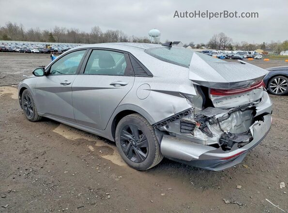 5NPLS4AG4MH000490 2021 HYUNDAI ELANTRA Серебряный Задняя левая четверть