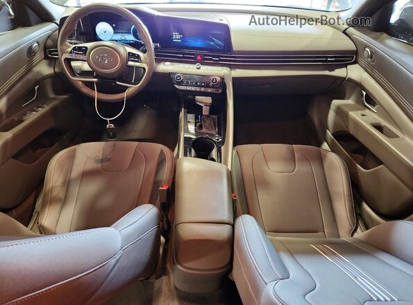 5NPLS4AG4PH096478 2023 HYUNDAI ELANTRA Серый Вид панели приборов